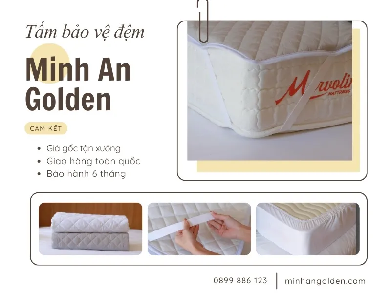 Minh An Golden - Đơn vị cung cấp bảo vệ đệm uy tín cho gia đình và khách sạn