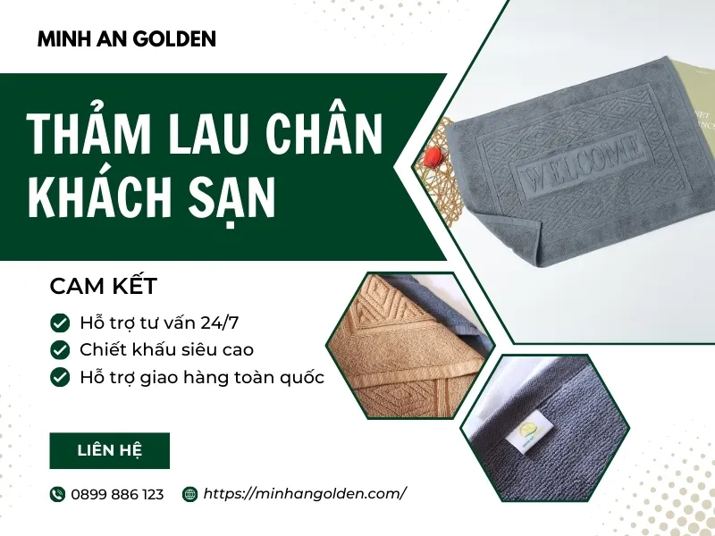 Minh An Golden - Địa chỉ mua thảm lau chân khách sạn uy tín, chất lượng Minh An Golden - Địa chỉ mua thảm lau chân khách sạn uy tín, chất lượng