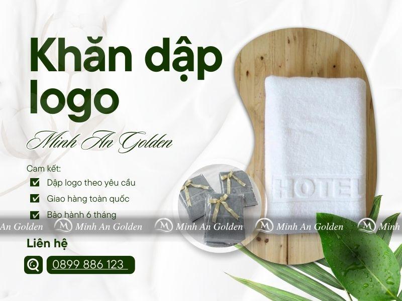 Mua ngay khăn dập logo theoyêu cầu tại Minh An Golden
