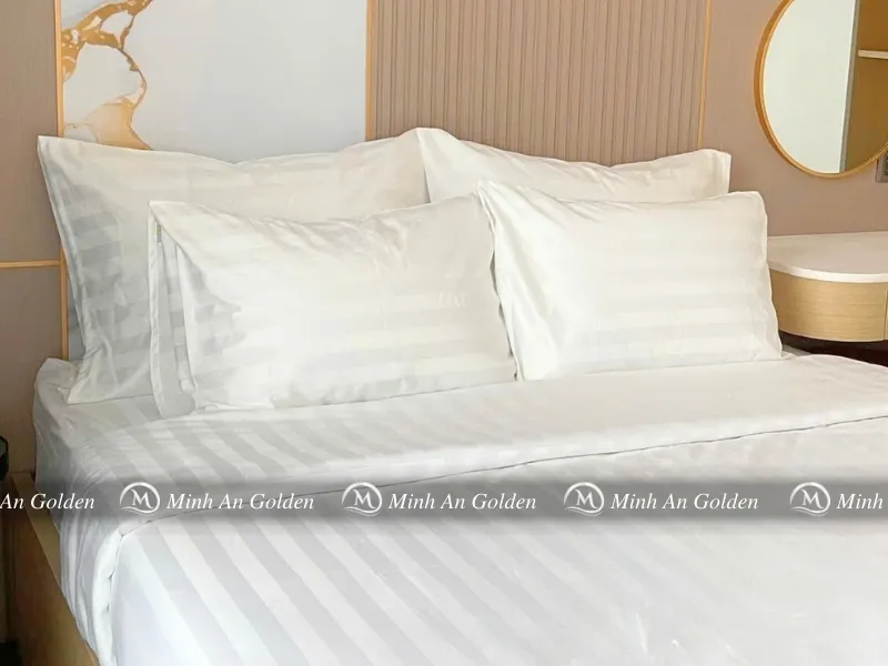 Vỏ gối khách sạn mềm mại, thoáng khí và an toàn cho làn da