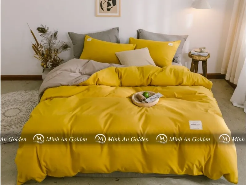 Màu chăn ga gối đệm đẹp hợp mệnh Thổ