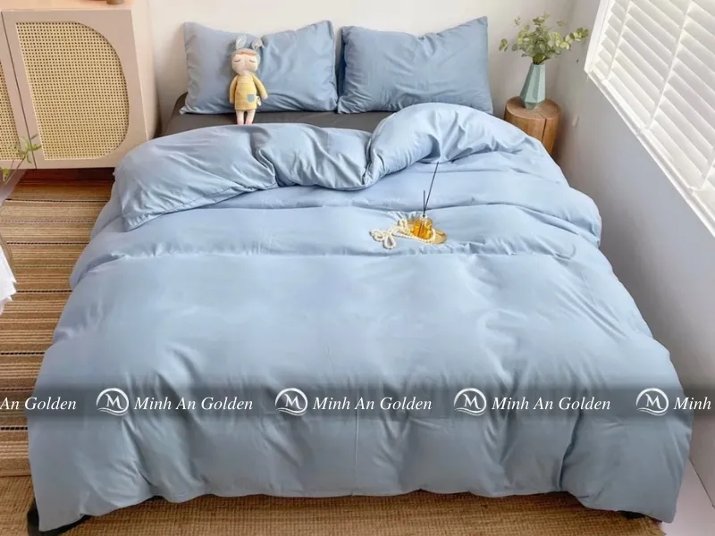 Màu chăn ga gối đệm đẹp hợp mệnh Thủy